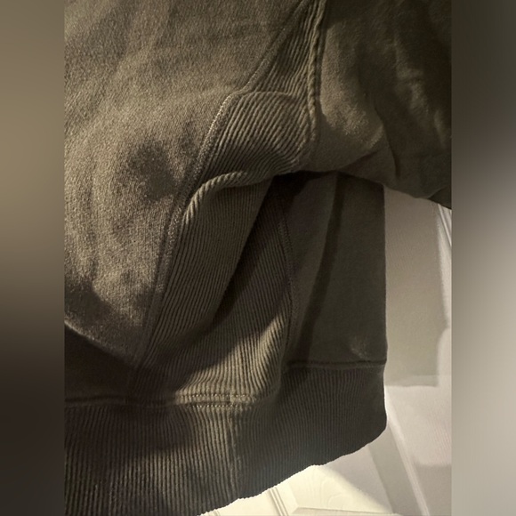 American Eagle Charcoal Gray Hoodie Size Medium Oversized - Picture 3 of 5